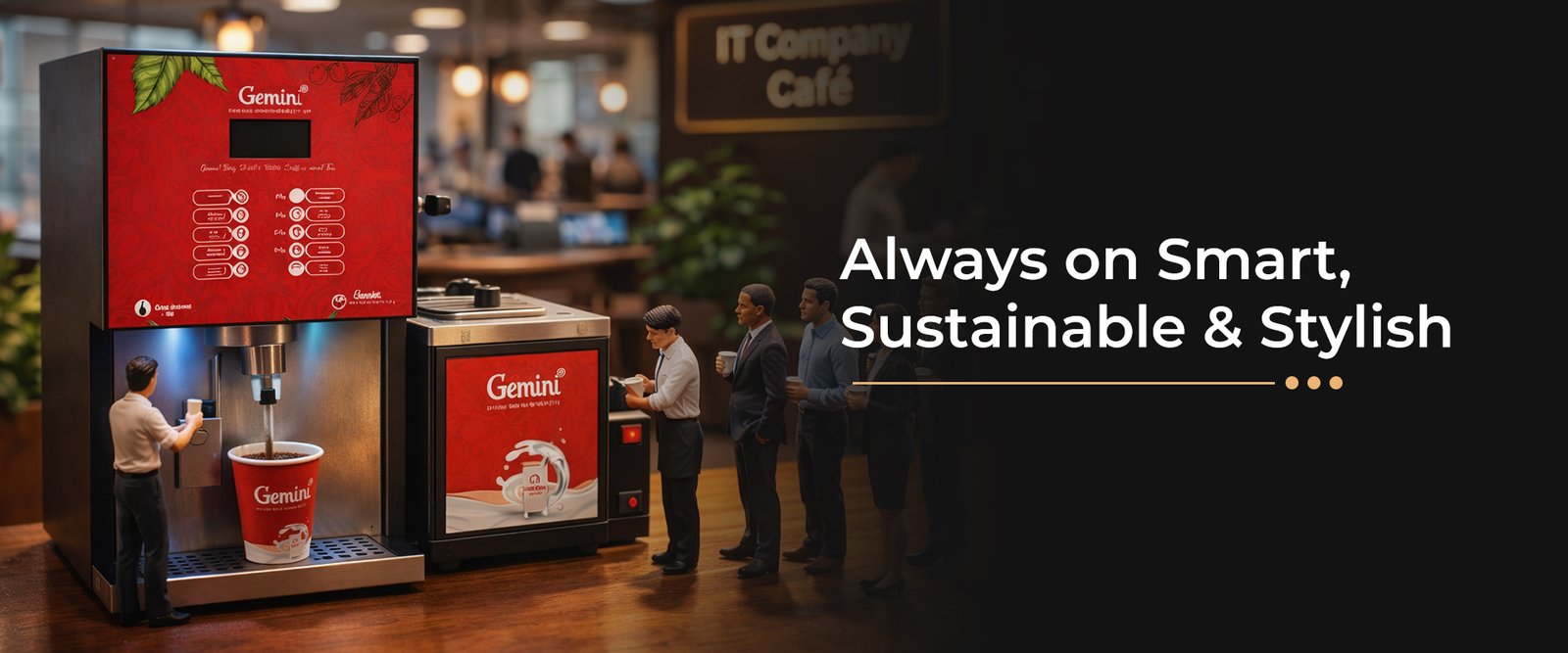 Gemini Coffee Vending Machine — Buy or Rent Coffee & Tea Vending Machines in Chennai, India