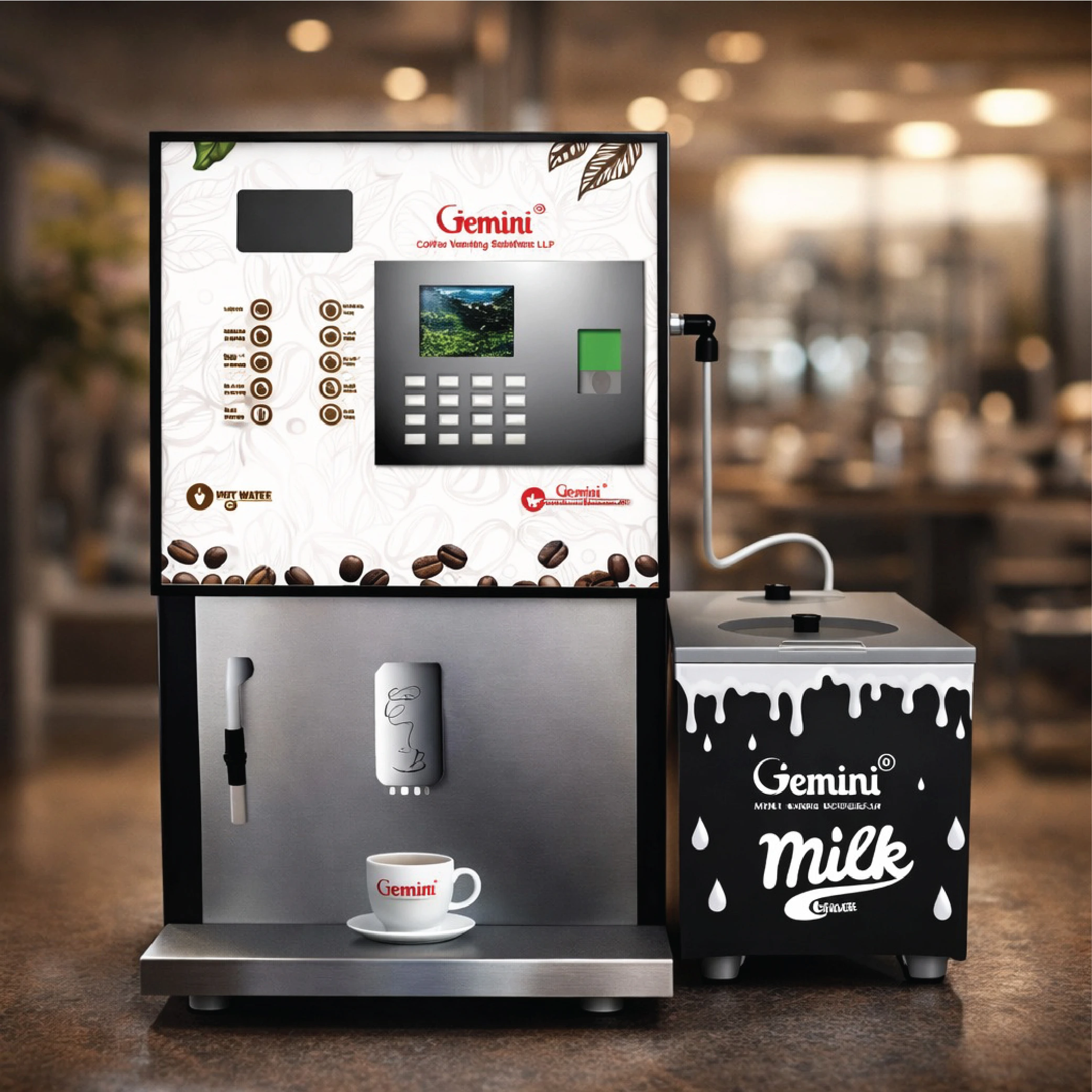 Biometric Coffee Machine – fingerprint-enabled coffee dispenser for offices